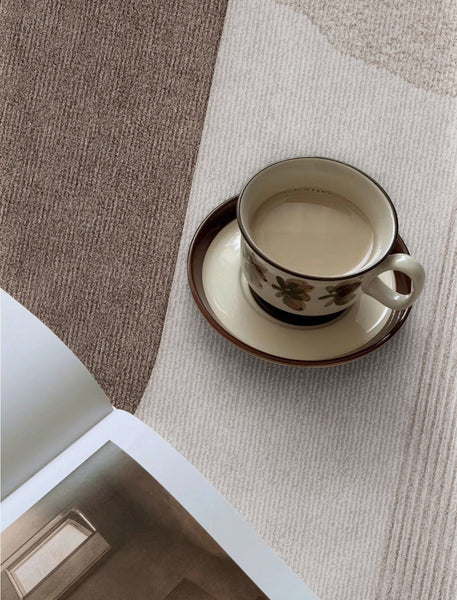 Geometric Area Rugs for Bedroom, Modern Rugs for Office, Extra Large Modern Rugs for Living Room, Abstract Contemporary Modern Rugs-ArtWorkCrafts.com