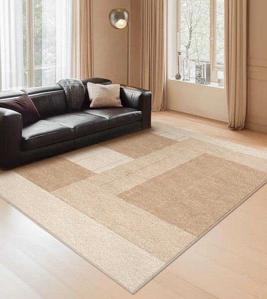 Large Modern Rugs for Living Room, Mid Century Modern Rugs for Bedroom, Contemporary Abstract Rugs under Dining Room Table-ArtWorkCrafts.com