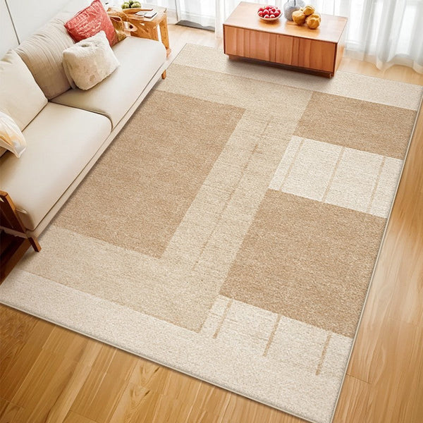 Large Modern Rugs for Living Room, Mid Century Modern Rugs for Bedroom, Contemporary Abstract Rugs under Dining Room Table-ArtWorkCrafts.com