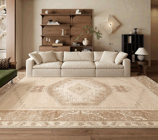 Geometric Modern Carpets for Office, Abstract Modern Rugs for Living Room, Contemporary Modern Rugs Next to Bed, Modern Rugs under Dining Room Table-ArtWorkCrafts.com