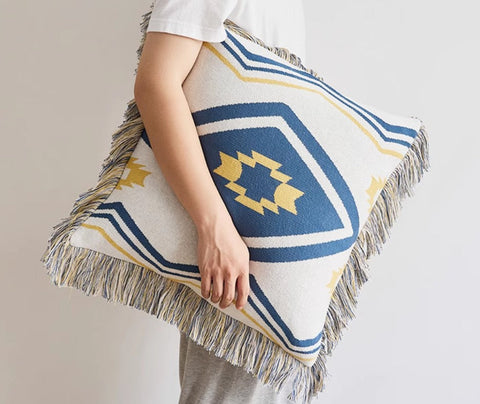 Simple Decorative Pillow Covers, Modern Decorative Pillow for Interior Design, Contemporary Modern Sofa Pillows for Bedroom, Square Modern Pillows for Couch-ArtWorkCrafts.com