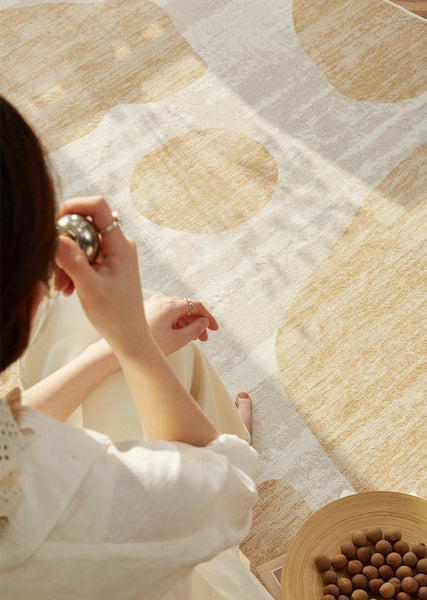 Modern Rugs under Sofa, Dining Room Floor Rugs, Abstract Contemporary Rugs for Bedroom, Modern Rug Ideas for Living Room-ArtWorkCrafts.com