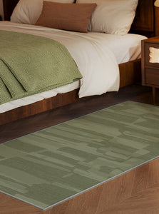 Modern Rug Ideas for Living Room, Green Modern Rugs under Sofa, Abstract Contemporary Rugs for Bedroom, Dining Room Floor Rugs-ArtWorkCrafts.com