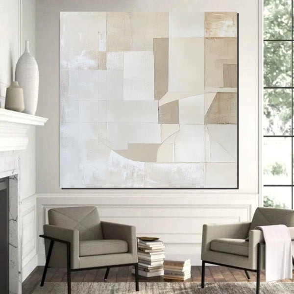 Contemporary Modern Artwork, Large Modern Canvas Painting, Wall Art for Bedroom, Hand Painted Wall Art Painting-ArtWorkCrafts.com
