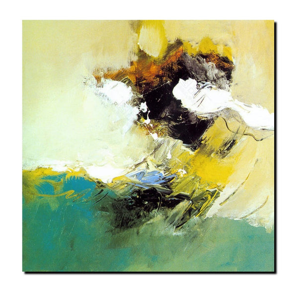 Acrylic Painting for Bedroom, Modern Canvas Painting, Contemporary Artwork, Green Abstract Acrylic Paintings, Hand Painted Canvas Art