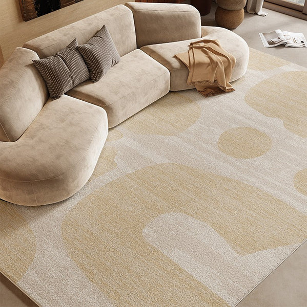 Modern Rugs under Sofa, Dining Room Floor Rugs, Abstract Contemporary Rugs for Bedroom, Modern Rug Ideas for Living Room-ArtWorkCrafts.com