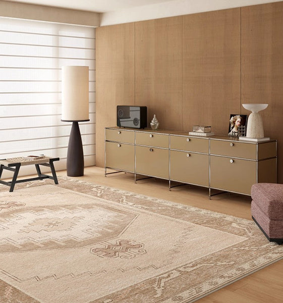 Geometric Modern Carpets for Office, Abstract Modern Rugs for Living Room, Contemporary Modern Rugs Next to Bed, Modern Rugs under Dining Room Table-ArtWorkCrafts.com