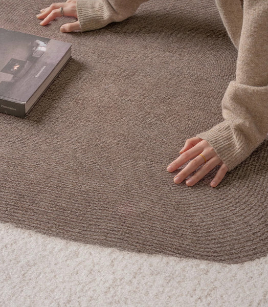 Dining Room Modern Rugs, Extra Large Geometric Modern Rugs in Bedroom, Unique Large Contemporary Floor Carpets for Living Room-ArtWorkCrafts.com