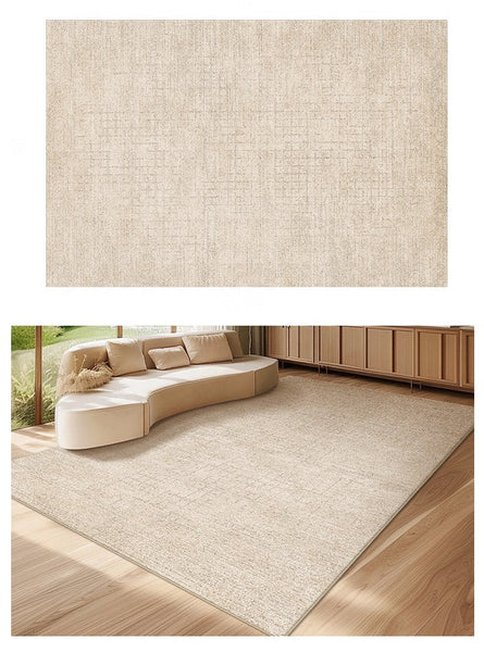 Modern Rugs under Dining Room Table, Abstract Area Rugs for Living Room, Geometric Contemporary Modern Rugs Next to Bed-ArtWorkCrafts.com