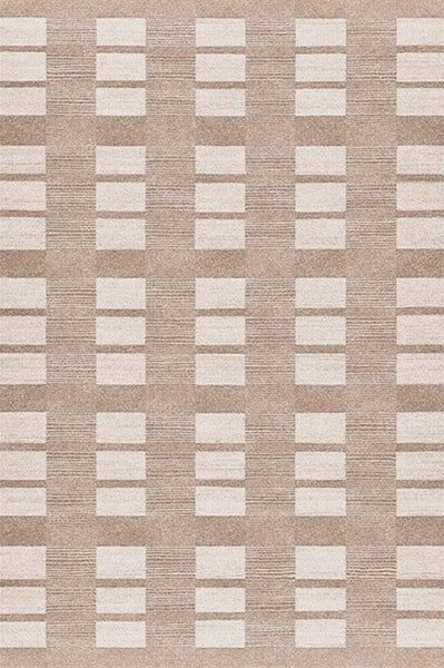 Contemporary Abstract Rugs under Dining Room Table, Mid Century Modern Rugs for Bedroom, Large Modern Rugs for Living Room-ArtWorkCrafts.com