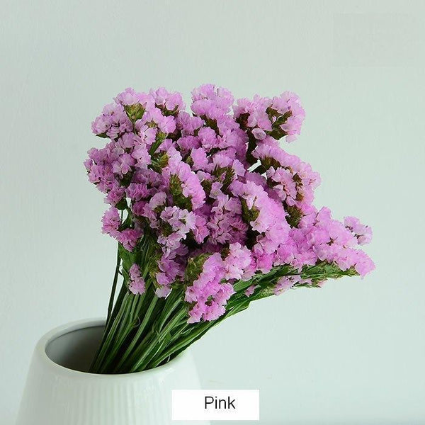Dried Statices Flower, Dried Flowers, Flower Bunches, Dried Floral-ArtWorkCrafts.com