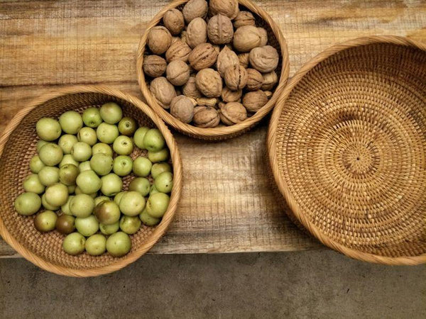 Round Stoarge Basket, Storage Basket for Food, Small Storage Baskets, Woven Storage Baskets, Rattan Storage Baskets, Kitchen Storage Baskets-ArtWorkCrafts.com