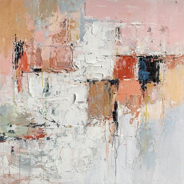 Extra Large Abstract Paintings on Canvas, Hand Painted Abstract Painting, Bedroom Wall Art Ideas, Simple Painting Ideas for Bedroom-ArtWorkCrafts.com