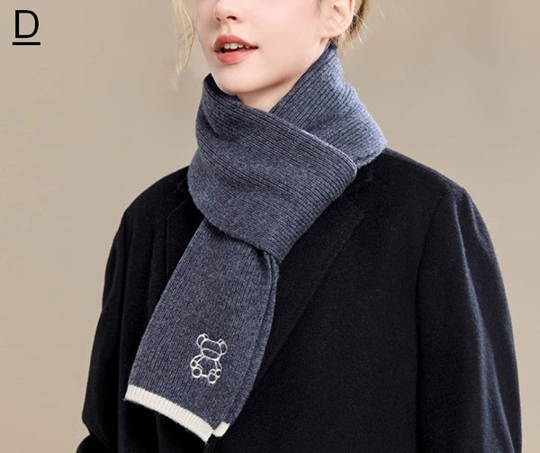 Warm Winter Scarf, Cold Weather Scarf, Fashion Scarf, Christmas Gifts for Her, Holiday Scarf, Winter Wool Scarf, Soft Cashmere Scarf for Women, Elegant Wool Scarves-ArtWorkCrafts.com