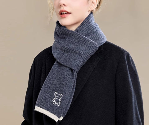 Warm Winter Scarf, Cold Weather Scarf, Fashion Scarf, Christmas Gifts for Her, Holiday Scarf, Winter Wool Scarf, Soft Cashmere Scarf for Women, Elegant Wool Scarves