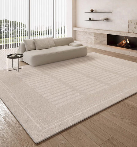 Contemporary Rugs for Dining Room, Modern Area Rug for Living Room, Bedroom Floor Rugs, Large Modern Floor Carpets for Office-ArtWorkCrafts.com