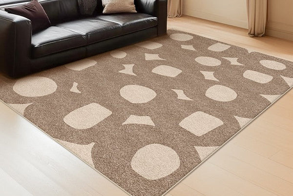 Living Room Modern Area Rug, Large Area Rugs for Office, Contemporary Area Rugs under Sofa, Bedroom Modern Floor Rugs-ArtWorkCrafts.com