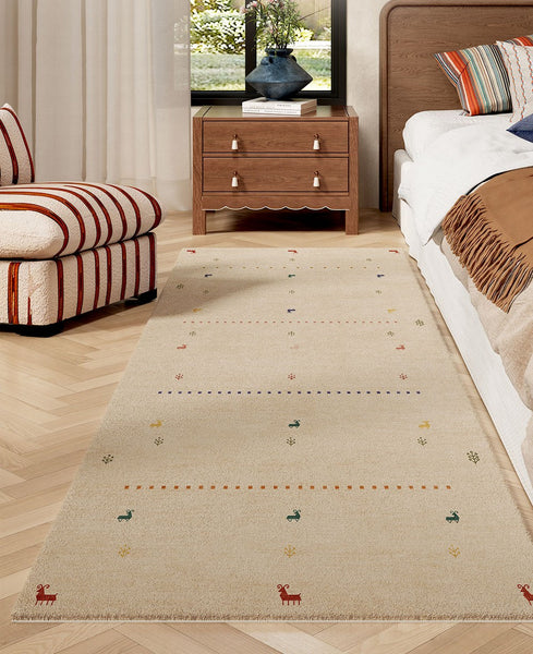 Contemporary Runner Rugs for Living Room, Modern Runner Rugs Next to Bed, Runner Rugs for Hallway, Bathroom Runner Rugs, Kitchen Runner Rugs-ArtWorkCrafts.com