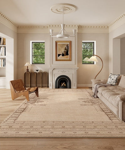 Contemporary Modern Rugs Next to Bed, Modern Rugs under Dining Room Table, Geometric Modern Carpets for Office, Abstract Modern Rugs for Living Room-ArtWorkCrafts.com
