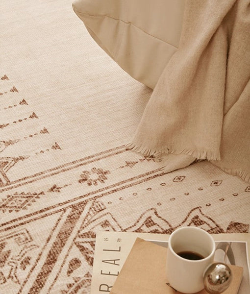 Contemporary Modern Rugs Next to Bed, Modern Rugs under Dining Room Table, Geometric Modern Carpets for Office, Abstract Modern Rugs for Living Room-ArtWorkCrafts.com