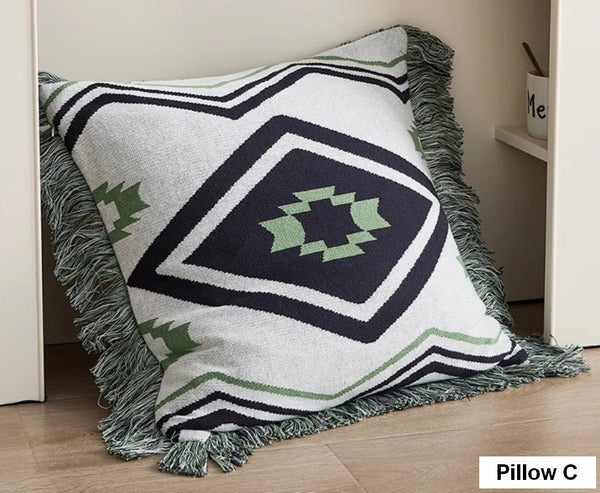 Simple Decorative Pillow Covers, Modern Decorative Pillow for Interior Design, Contemporary Modern Sofa Pillows for Bedroom, Square Modern Pillows for Couch-ArtWorkCrafts.com
