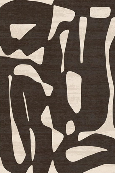 Dining Room Floor Rugs, Abstract Contemporary Rugs for Bedroom, Modern Rug Ideas for Living Room, Modern Rugs under Sofa-ArtWorkCrafts.com