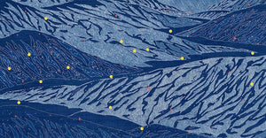 Geometric Modern Rugs under Dining Room Table, Contemporary Modern Rugs Next to Bed, Abstract Area Rugs for Living Room, Modern Carpets for Office-ArtWorkCrafts.com