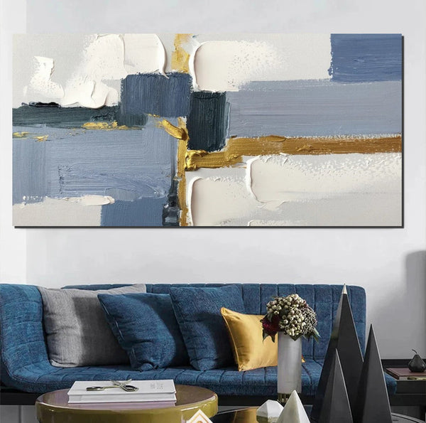Abstract Acrylic Paintings on Canvas, Hand Painted Wall Art Paintings, Contemporary Canvas Artwork, Abstract Wall Art Paintings, Modern Art Paintings for Dining Room-ArtWorkCrafts.com