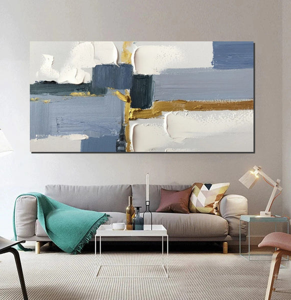 Abstract Acrylic Paintings on Canvas, Hand Painted Wall Art Paintings, Contemporary Canvas Artwork, Abstract Wall Art Paintings, Modern Art Paintings for Dining Room-ArtWorkCrafts.com