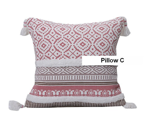 Contemporary Decorative Pillow Covers, Modern Decorative Pillow for Interior Design, Geometric Modern Sofa Pillows for Bedroom, Modern Square Pillows for Couch-ArtWorkCrafts.com