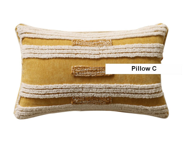 Modern Square Sofa Pillows Covers, Modern Sofa Cushion, Decorative Modern Pillows for Couch, Decorative Pillows for Living Room-ArtWorkCrafts.com