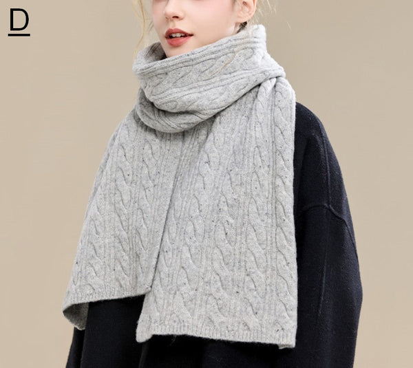 Christmas Gifts for Her, Holiday Scarf, Winter Wool Scarf, Warm Winter Scarf, Cold Weather Scarf, Fashion Scarf, Soft Cashmere Scarf for Women, Elegant Wool Scarves-ArtWorkCrafts.com