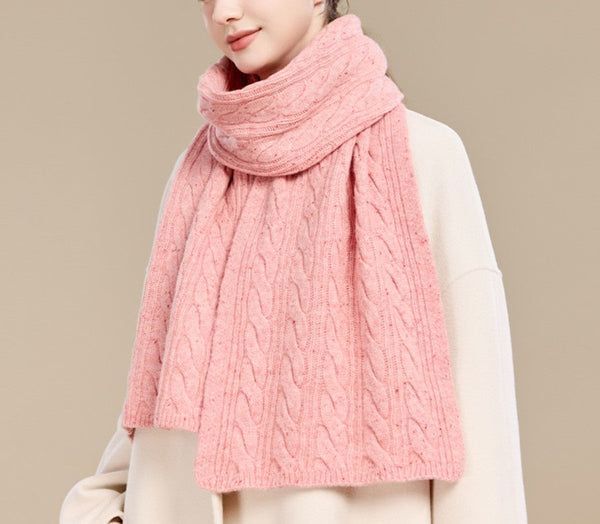 Christmas Gifts for Her, Holiday Scarf, Winter Wool Scarf, Warm Winter Scarf, Cold Weather Scarf, Fashion Scarf, Soft Cashmere Scarf for Women, Elegant Wool Scarves-ArtWorkCrafts.com