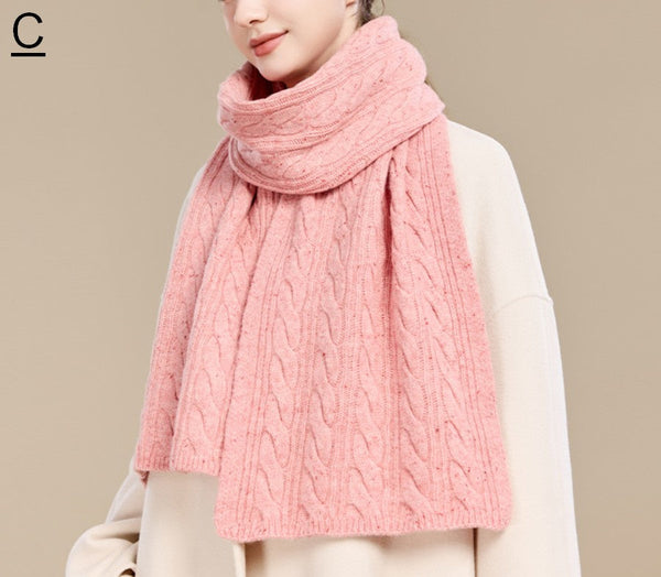 Christmas Gifts for Her, Holiday Scarf, Winter Wool Scarf, Warm Winter Scarf, Cold Weather Scarf, Fashion Scarf, Soft Cashmere Scarf for Women, Elegant Wool Scarves-ArtWorkCrafts.com
