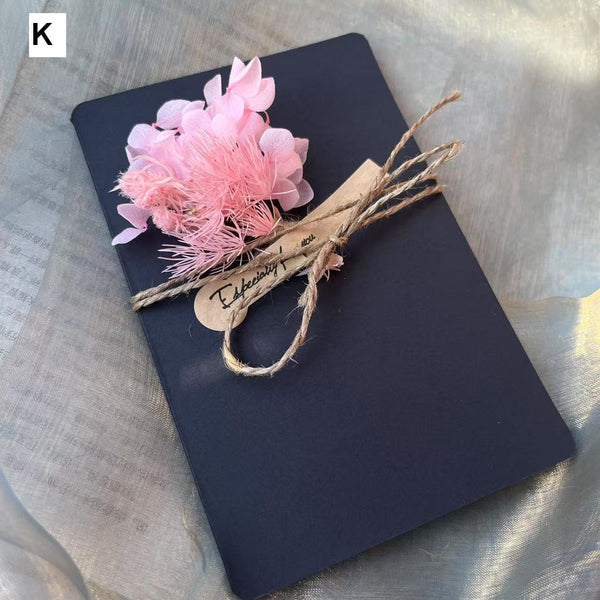 Birthday Greeting Card, Unique Anniversary Greeting Card, Creative Beautiful Valentine's Day Greeting Card, Wedding Greeting Card, Original Handmade Dried Flower Greeting Cards-ArtWorkCrafts.com