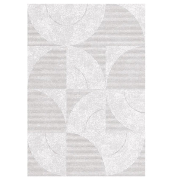 Abstract Contemporary Modern Rugs, Grey Modern Rugs for Living Room, Geometric Modern Rugs for Bedroom, Modern Rugs for Dining Room-ArtWorkCrafts.com