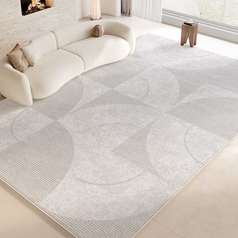 Abstract Contemporary Modern Rugs Grey Modern Rugs 1, Neutral Shade Cozy Floor Covering
