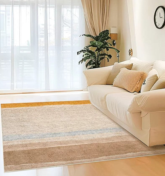 Modern Carpets under Coffee Table, Abstract Area Rugs for Bedroom, Contemporary Modern Rugs for Living Room, Geometric Modern Rugs under Dining Room Table-ArtWorkCrafts.com