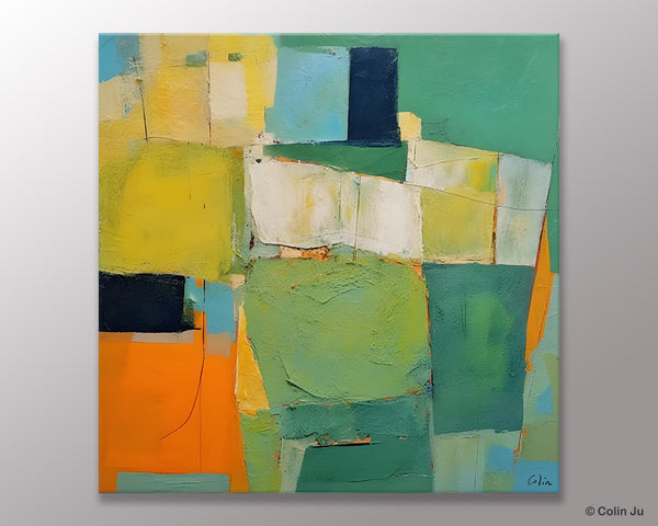 Large Wall Art Painting for Bedroom, Oversized Abstract Wall Art Paintings, Original Canvas Artwork, Contemporary Acrylic Painting on Canvas-ArtWorkCrafts.com