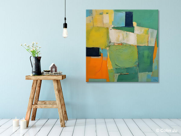 Large Wall Art Painting for Bedroom, Oversized Abstract Wall Art Paintings, Original Canvas Artwork, Contemporary Acrylic Painting on Canvas-ArtWorkCrafts.com