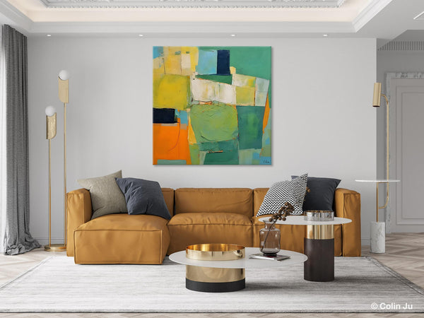 Large Wall Art Painting for Bedroom, Oversized Abstract Wall Art Paintings, Original Canvas Artwork, Contemporary Acrylic Painting on Canvas-ArtWorkCrafts.com