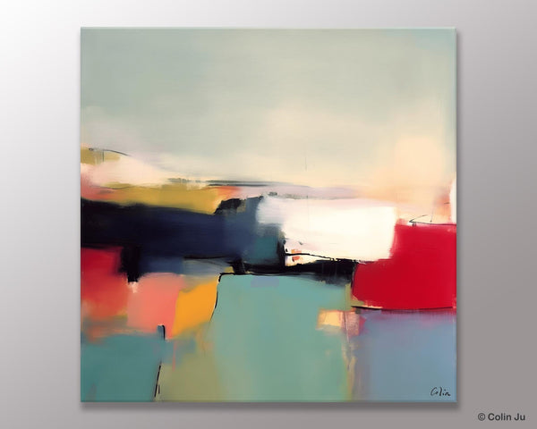 Simple Modern Wall Art, Extra Large Canvas Painting for Living Room, Oversized Contemporary Acrylic Paintings, Original Abstract Paintings-ArtWorkCrafts.com