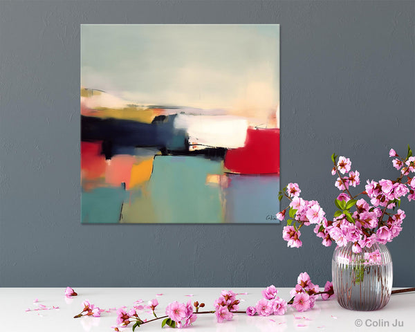Simple Modern Wall Art, Extra Large Canvas Painting for Living Room, Oversized Contemporary Acrylic Paintings, Original Abstract Paintings-ArtWorkCrafts.com