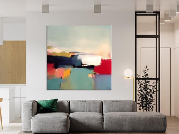 Simple Modern Wall Art, Extra Large Canvas Painting for Living Room, Oversized Contemporary Acrylic Paintings, Original Abstract Paintings-ArtWorkCrafts.com