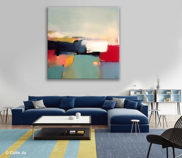 Simple Modern Wall Art, Extra Large Canvas Painting for Living Room, Oversized Contemporary Acrylic Paintings, Original Abstract Paintings-ArtWorkCrafts.com