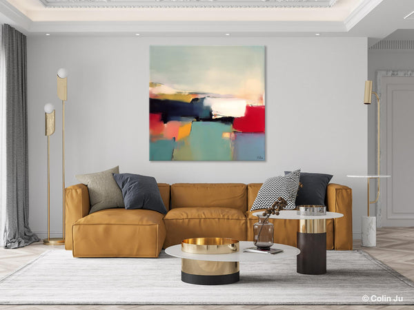 Simple Modern Wall Art, Extra Large Canvas Painting for Living Room, Oversized Contemporary Acrylic Paintings, Original Abstract Paintings-ArtWorkCrafts.com