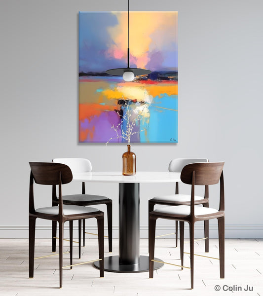 Canvas Painting for Bedroom, Landscape Canvas Painting, Abstract Landscape Painting, Original Landscape Art, Large Wall Art Paintings for Living Room