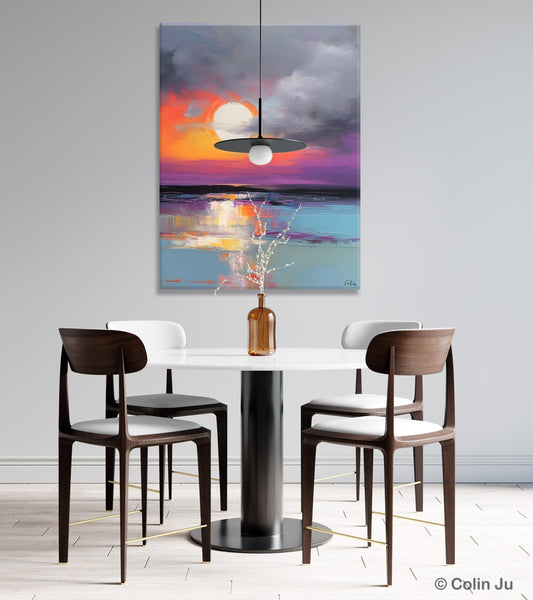 Contemporary Canvas Wall Art, Original Hand Painted Oil Paintings, Canvas Paintings Behind Sofa, Abstract Paintings for Bedroom, Buy Paintings Online-ArtWorkCrafts.com