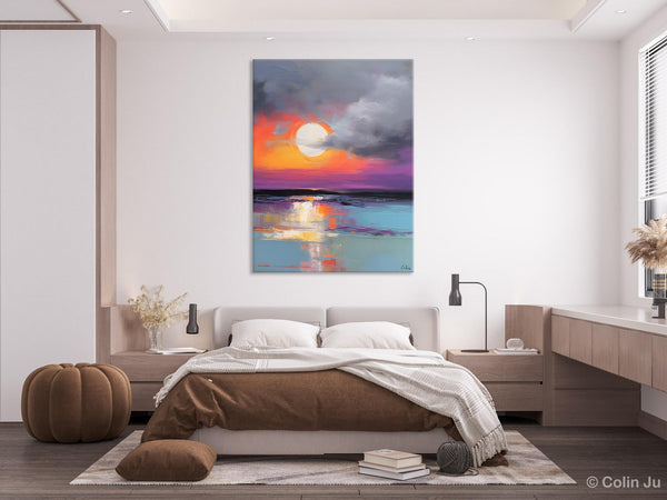 Contemporary Canvas Wall Art, Original Hand Painted Oil Paintings, Canvas Paintings Behind Sofa, Abstract Paintings for Bedroom, Buy Paintings Online-ArtWorkCrafts.com