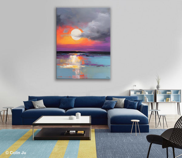 Contemporary Canvas Wall Art, Original Hand Painted Oil Paintings, Canvas Paintings Behind Sofa, Abstract Paintings for Bedroom, Buy Paintings Online